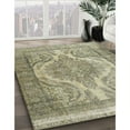 thumbnail image 3 of Ahgly Company Machine Washable Indoor Rectangle Traditional Dark Moccasin Green Area Rugs, 7' x 10', 3 of 7