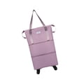 thumbnail image 4 of Bolsa de viaje expandible con ruedas, plegable, deportiva, portátil, para viajes Púrpura Doble Expansión, 4 of 9