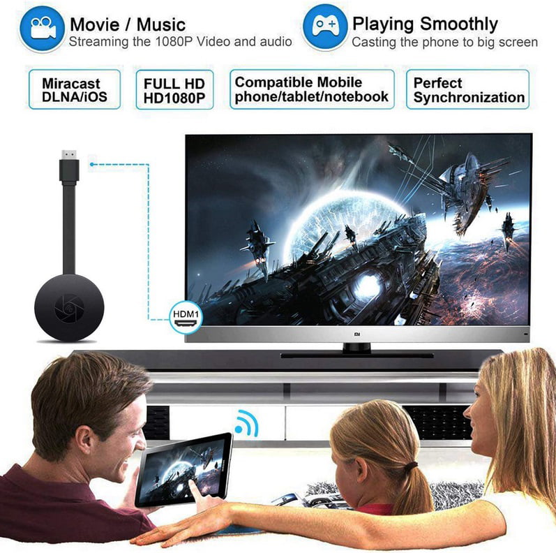 Ocamo TV Digital HDMI Media Video Streamer para Google Chromecast 2 