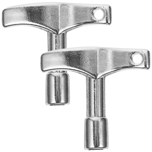 2 Pcs Clés de Tambour en Métal Clés de Tambour Clés de Tambour Universelles Outils de Réglage de Tambour
