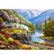 thumbnail image 1 of Pintura de diamantes 5D Wdftyju tren parque completo redondo taladro mosaico, 1 of 9