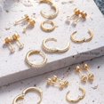 3-6 Pairs Small Huggie Hoop Earrings Set, Hypoallergenic 14K Gold ...