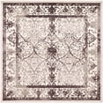thumbnail image 1 of Unique Loom Tapis la Jolla Bordure Ornée 10' x 10' Carré Marron/ivoire, 1 of 1