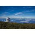 thumbnail image 2 of Bibikow, Walter 18x13 Gold Ornate Wood Framed with Double Matting Museum Art Print Titled - Canary Islands-Roque de los Muchachos Observatory-one of the worlds largest telescopes, 2 of 4