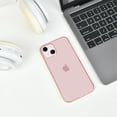 thumbnail image 2 of Case for IPhone 15 6.1 Inches, Transparent Silky Soft Touch Ultra-thin Lightweight Shock Proof and Scratch-proof Whole Body Protection Phone(Clear Pink), 2 of 13