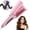1 Pcs Pink, variant on Hair Styling Tool with Negative Ionic Technology, 3D French Wave Crimper for Beach Waves, Crimping Double-Sided Heating Lasting in 24 Hrs for Short Hair
