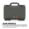 thumbnail image 2 of Nanuk 909 Waterproof Professional Pistol/Gun Case, Military Approved with Foam Insert - Olive, 2 of 7
