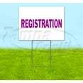 thumbnail image 1 of Registration (18" x 24") Yard Sign, Includes Metal Step Stake, 1 of 6