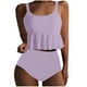 thumbnail image 2 of Traje de baño vintage estampado para mujer, traje de baño conservador, traje de baño de bikini con falda de playa estampada para mujer, traje de baño de nailon para mujer, 2 of 4