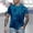 Dark Blue, variant on Men's T Shirt with Fashionable Tie Dye Design Short Sleeved Casual Wear for Men