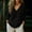 A233 Black, variant on Xdegoge 3/4 Sleeve Cotton Linen Blouses for Women V Neck Relaxed Fit Tunic Tops Casual Flowy Shirts Lightweight Breathable Fashion Summer Spring Clothing Textured Tops
