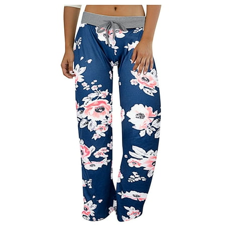 

Spftem Women s Casual Printed Comfy Pajama Pants Lounge Palazzo Yoga Pants