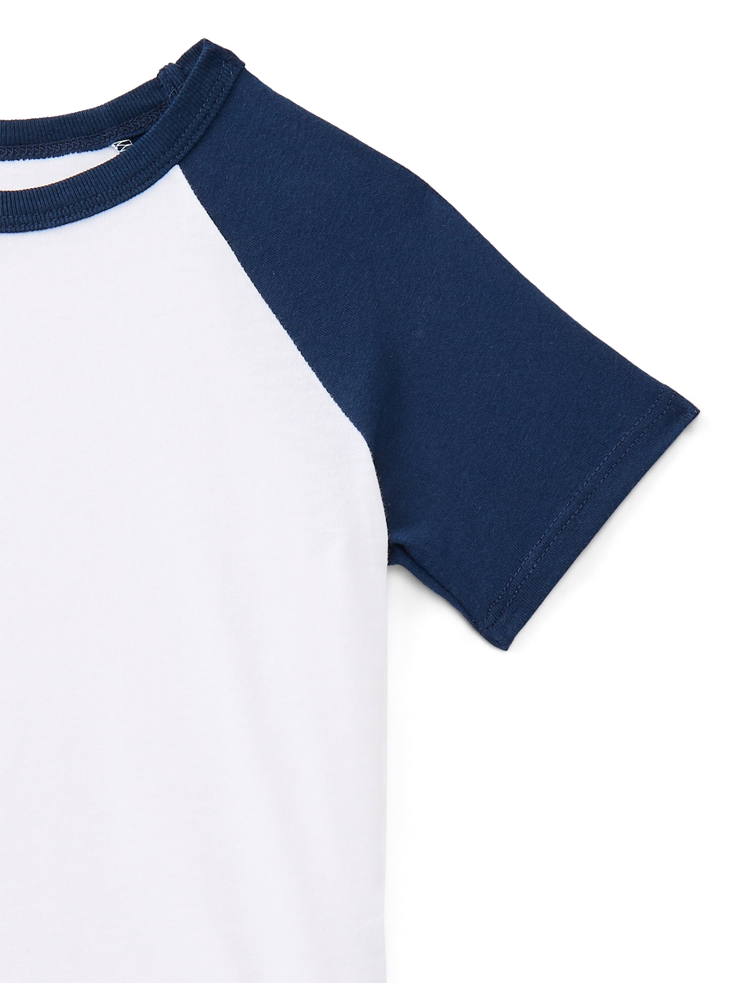 Wonder Nation Toddler Boys Short Sleeve Raglan T-Shirt, Sizes 18M-5T