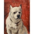 thumbnail image 2 of Carolus-Duran 15x18 Black Ornate Wood Framed Double Matted Museum Art Print Titled - The Chinese "Dog (1884), 2 of 5