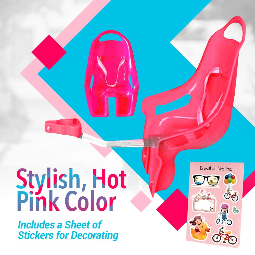 1pc Bike Doll Carrier Seat stuffed toys Kids Bike Accessories for Girls toy XX48