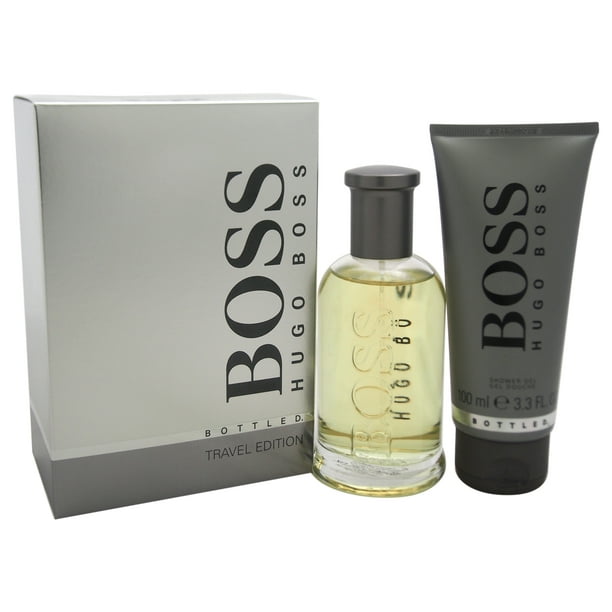Boss No. 6 by Hugo Boss pour Homme - Set Cadeau de 2 Pièces 3,3 Oz EDT Spray, 3,3 Oz Gel Douche