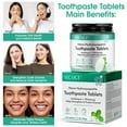 thumbnail image 2 of 150 Spearmint Tablets Chewable Toothpaste Tablets, Fluoride Free & Eco Friendly, Travel Mouthwash Tablets, Chewable Toothpaste Tablet, 2 of 10