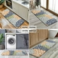 thumbnail image 6 of Blue Floral and Petal Pattern Kitchen Rug Mat,Kitchen Runner Rugs Non Skid Washable,Decorative Kitchen Floor Mats for Kitchen,Sink,Laundry,17"x47.2", 6 of 7