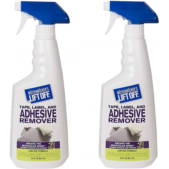 Motsenbockers Lift Off Tape, Label, and Adhesive Remover #2, 22oz, Spray Bottle, 40701 2 Pack