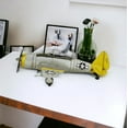 thumbnail image 2 of 4" Yellow and Gray Metal Hand Painted P-47D Thunderbolt Model Airplane, 2 of 3