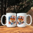thumbnail image 3 of Patriotic Pomeranian Celebrates 4th of July Mug Pom Dog Lover Gifts Coffee Tea Cup - 02009, 3 of 4