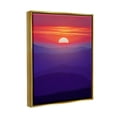thumbnail image 3 of Stupell Red Sunrise Mountain Horizon Landscape Photography Gold Floater Framed Art Print Wall Art, 3 of 6