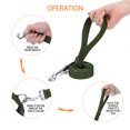 thumbnail image 5 of Siumouhoi 6 FT Cachorro/perro Leashes, Correa de Estilo Tradicional Fuerte con Gancho de Collar Fácil de Usar, Correa para Perro Ideal para Perro Pequeño y Mediano y Grande (1 in x 6 FT, Verde, 5 of 5