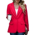 thumbnail image 6 of Luxalzxs Blazers for Women Trendy Notch Lapel Collar Long Sleeve Business Casual Work Office Suit Jackets Professional Dressy Blazers Outerwear, 6 of 8