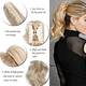 thumbnail image 2 of Coletas De Cabello Natural De Extensión Con Clip Dorado Malubero cepillar su extensión cada que la haya usado, 2 of 3