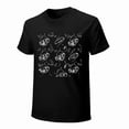 thumbnail image 1 of Line Monkey T-shirt Cartoon T-shirt Funny Short Sleeve Gift Tees, 1 of 5