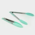 thumbnail image 1 of ExcelSteel Pinces en Acier Inoxydable 9 Pouces"/12 Pouces" Turquoise, 1 of 5