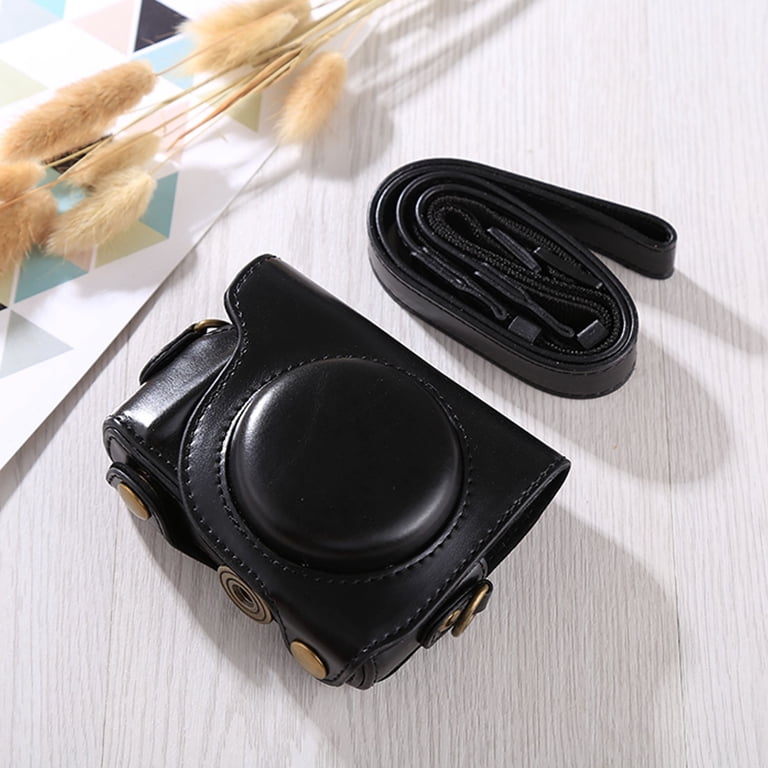 Canon PowerShot G9 本体 、専用ケース ストラップ付 Full Body Camera PU Leather Case Bag with Strap for Canon G9X