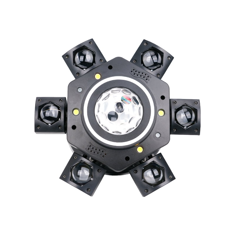 120W LED Stage Beam Light RGBW Strobe Magic Ball Red Green Sharpy DMX512 Sound Activated DJ Disco Party Club Wedding Light