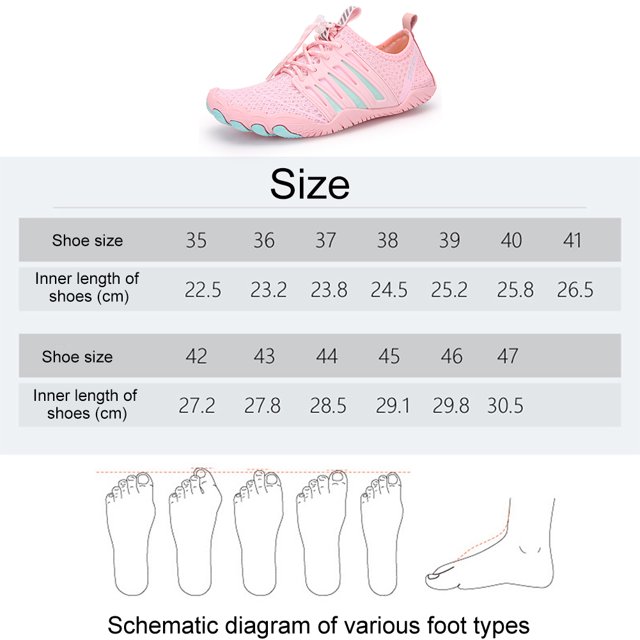 Zapatos De Agua Para Nadar Descalzo Hombres Mujeres Zapatos de agua Calzado de verano antideslizante Tallas grandes para surf Buceo Sywqhk Para Estrenar