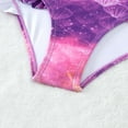 thumbnail image 6 of RUTAYY Girls Bodysuit Swimsuit With Purple Starlight Scallop Colorful Fish Scale Skirt Beach & Swimming Rash Guard Pool Brazilian Swimwear Beachwear, 3-4 Years, 6 of 6