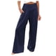 thumbnail image 1 of Pantalones de mujer de cintura alta y pierna ancha: pantalones palazzo con bolsillos, tejido ligero, ropa informal para vacaciones, tallas S-XXXL, cintura de 68-88 cm, corte holgado y cómodo., 1 of 5