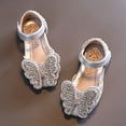 thumbnail image 5 of PEASKJP Girls Fashion Boots Waterproof Slip Resistant Cold Weather Shoes, Silver 29, 5 of 5