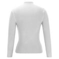 thumbnail image 5 of ZyeKqe Sweaters for Women High Neck Long Sleeve Shirts Ribbed Knit Going out Tops Slim Fitted Stretchy Basic Tees, 5 of 6