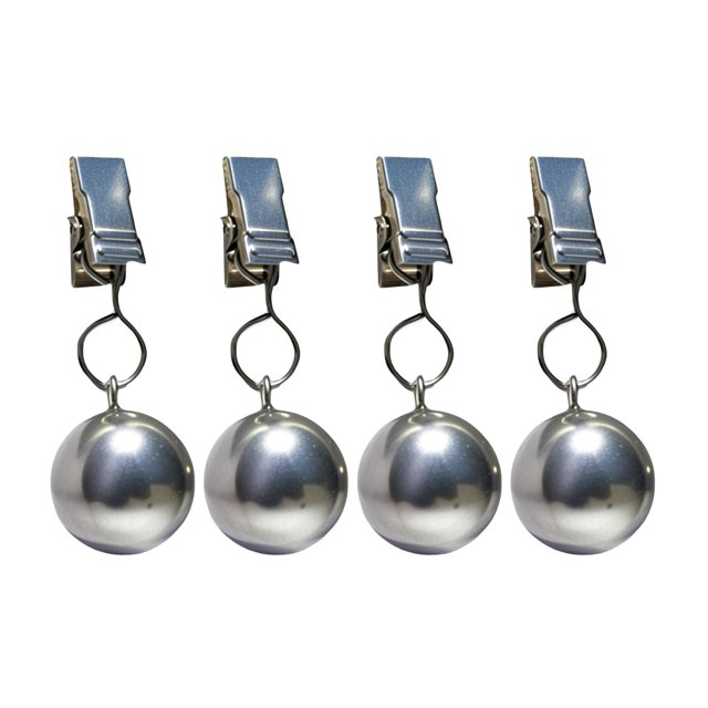 4 bolas de peso para cortinas, pesas decorativas para cortinas de ducha, manteles, cabañas, cenadores y patios.