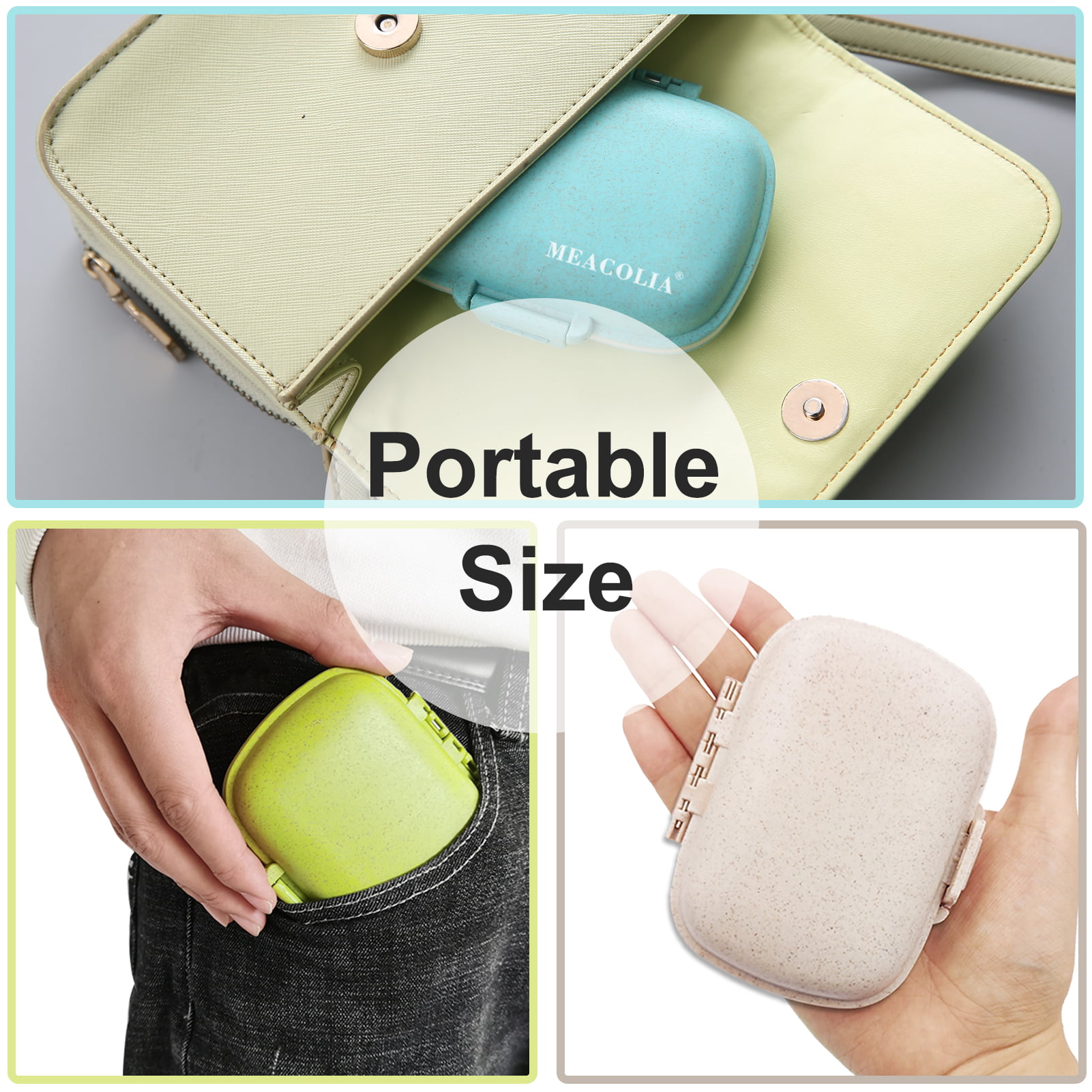 Portable Pill Pouch Bags With Slide Lock Zippered Reusable Pill Pouch Set,  Self Sealing Pill Bags For Outdoor Travel Home Office First Aid - Temu