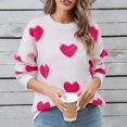 thumbnail image 2 of Sweatshirt for Women Perfect For Daily Wear or Loungewear! The Best Choice for Valentine's DayL Pink Valentine's Day Sweatshirt, 2 of 6