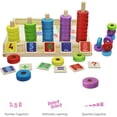 thumbnail image 3 of Juguetes manipulativos de matemáticas, juguetes de bloques de números de madera para niños, juguete educativo de aprendizaje para jardín de infantes, artículos imprescindibles para el aula p, 3 of 5