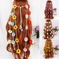 thumbnail image 2 of Bandeau à Franges Marguerite Tournesol Boho pour Femmes Accessoire de Coiffure, 2 of 6