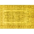 thumbnail image 1 of Ahgly Company Indoor Rectangle Persian Yellow Traditional Area Rugs, 5' x 7', 1 of 4