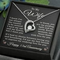 thumbnail image 5 of 53rd Anniversary Necklace for Wife from Husband 53 Years Anniversary Jewelry for Her Women Forever Love Pendant, 5 of 11