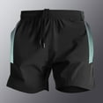 thumbnail image 2 of Mlzmgr Plus Size Gym Shorts for Men Elastic Waist Moisture Wicking Drawstring Shorts for Men M-5XL, 2 of 5
