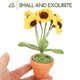thumbnail image 5 of IDEANATEGRATE Flor Artificial De Girasol Tejida En Para Única Y Duradera, 5 of 7