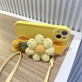 thumbnail image 1 of Pumpkin Flower Halter Neck Wristband For Iphone14/13/12/11/PROMAX Phone Case Lanyard All-inclusive Anti-fall IPhone SE3 Soft Silicone Iphone7/8/8plus,iphone XSmax/XR, For Samsung Galaxy S23 S22 Ultra, 1 of 1