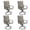 Brown, variant on LAZY BUDDY Patio Swivel Chairs Set of 2, Outdoor Dining Chairs High Back with Padded, 330lbs