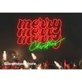 thumbnail image 4 of Glowenon Merry Merry Merry Christmas Neon Sign, Christmas Decor, Christmas Wall Art, 4 of 5